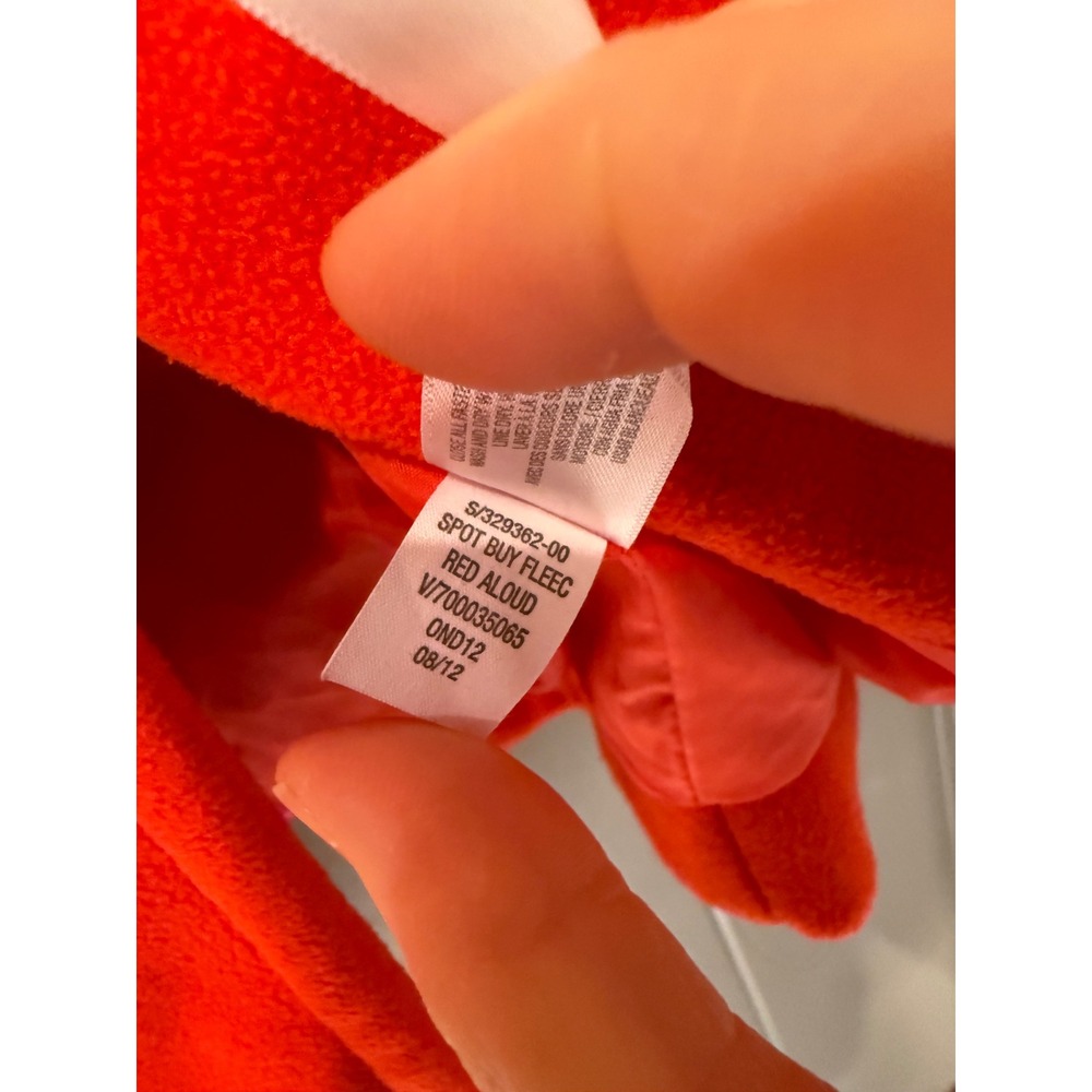 Old Navy Womens Red Fleece‎ Double Breasted Pea Coat Jacket Size M - Picture 5 of 13